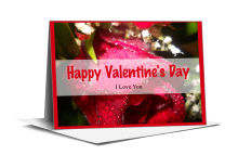 Photo Valentine Note Card
